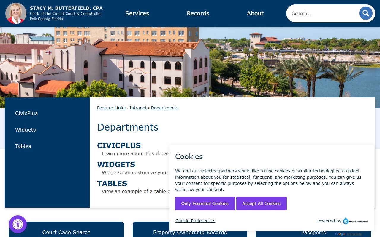 Polk County traffic court records citation lookup and ticket payment portal